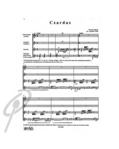 Czardas for Percussion Quartet