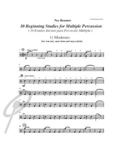 10 Beginning Studies for Multiple Percussion