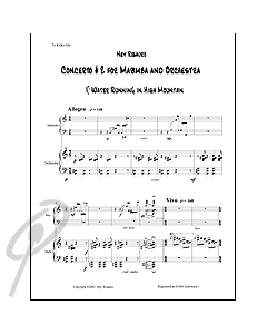 Concerto #2 for Marimba (Piano Reduction)