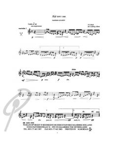 Air - Arrangement for Marimba Quartet